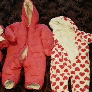 Baby girl's winter suits